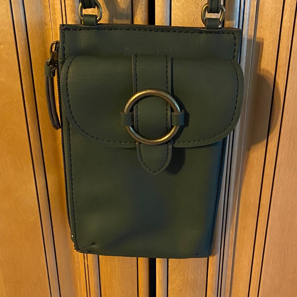 Elegant Green Crossbody Bag by a.n.a